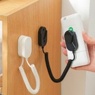 1-pack Magnetic Remote Control Holders With Spring Ropes - Safely Secure Tv