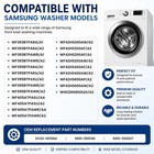 Upgraded Washer Tub Bearings And Seal Kit For Samsung Front Load Washing Machine