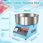 New Electric Cotton Candy Maker 1030w 15    Machine Blue Fast   Easy Use Parties