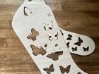 Handmade Sock Blockers With Butterfly Motif M l Usa Size 9-11
