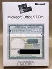 Microsoft Office 97 Pro Disc Nos sealed With Certificate And Manual
