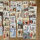 Lot 50 Sewing Patterns Simplicity Mccall s Butterick Vintage   Modern Adults