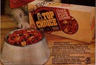 1977 Gaines Top Choice Dog Food Vintage Print Ad     Western Style Liver   Bacon