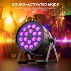 18led Par Can Stage Light Rgb 360w Strobe Beam Light Dmx Dj Disco Party Club