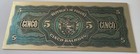 Panama 5 Balboas 1941 Superb Polymer Silver Plated Reproduction Copy
