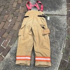 Globe Firefighters Pants Men 38x30 Turnouts Bunker Gear Ppe Gx 7 Suspenders Bib