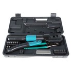 10t Hydraulic Crimper Crimping Tool Wire Battery Cable Lug Terminal W  9 Dies