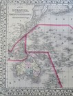 Oceania Australia Indonesia Polynesia Hawaii New Zealand Fiji 1874 Mitchell Map