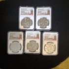 The Queen s Beasts 2020-2021   5 Silver Ngc Ms69 Dpl Commemorative Coins Set