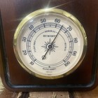 Sunbeam Vintage 16x7 Thermometer Barometer Humidity Weather Station 3 Gauge