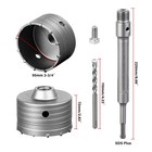 Sali Concrete Hole Saw Kits 3-3 495mm Tungsten Steel Wall Hole Cutter Drill Bit
