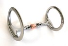 Aj Tack 3-piece Copper Roller Eggbutt Snaffle Bit