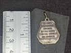 French Catholic Saint Christopher Charm Vintage 1940s Wwii France Pendant