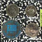 1965 Greece 8x Coin Proof Set Lot b3411 Including Silver  With Case