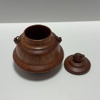 Rare Furokama Style Japanese Tea Ceremony Tea Caddy Chaki Natsume Made In Japan