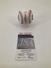 Lou Whitaker Detroit Lions Autographed Mlb Baseball Jsa Witness Coa