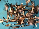 Talking Stick 12 5  W feathers-leather-fur Navajo Traditional Creation Beads Tag