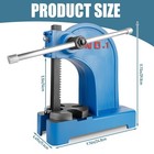 1ton Arbor Press 5 5  Maximum Height  Cast Iron Desktop Punch Press Machine