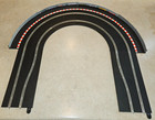 Scalextric Sports Track - Track Pack - Curves straight rails  painted Black 
