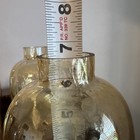 6 - 7 75    Marigold Swirl Glass Lamp Light Shade 1 5    3    Opening Vntg