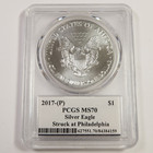 2017 P Pcgs Ms70 Premier - 1 Oz Silver American Eagle Sae  1 Us Coin  53363a