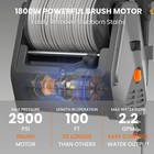 Giraffe Tools Grandfalls Retractable Pressure Washer Plus Wall Mount 100ft Hose
