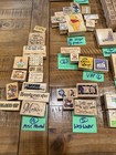 Rubber Stamps Lot 200  Vintage Modern Jrl Noteworthy Stampendous Hero