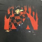 Vintage Garth Brooks Shirt Mens Xl Black Graphic Tee 1993 Tour Double Sided