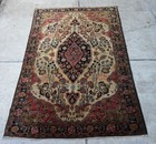 Antique  Sarouk Rug 4 4 x6 10 