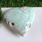 Aragonite Heart Stone   Natural Aragonite Palm Stone