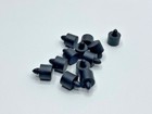 7 16    Tall Rubber Push-in  Bumper  Fits 3 16    Hole X 1 2    Od  12 Pieces 