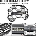 Front Mesh Grill With Led Light Bar For Can-am Commander 2021   Black Mesh Grill