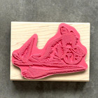 Stampabilities House Mouse Witch Way To The Candy Rubber Stamp Halloween Hmur106