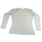 Hurley Mens Upf 50  Long Sleeve Rash Guard Swim Shirt White Hrr1000 Medium Nwt