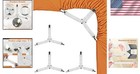 Bed Sheet Straps With Metal Clips Adjustable Fitted Sheet Holders For Corners