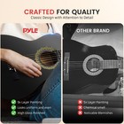 Pyle Beginner Acoustic Guitar Kit  1 4 Junior Size All Wood Instrument
