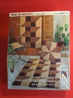 Vtg 1970s Red Heart Geometric Rug Pattern 6611-03 Coats   Clark 15 sq Unopened
