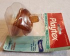 2 Vintage Playtex Slow Flow Natural Action Flat Top Nipples Hard To Find