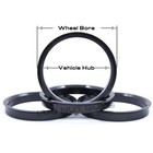 4 Hub Centric Rings 73 1mm To 57 1mm   Hubcentric Ring 73 - 57 1 Audi Vw