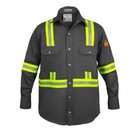 Flame Resistant Fr High Visibility Hi Vis 100 c Light Weight Shirt