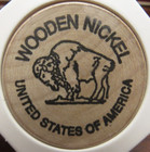 1994 North Versailles  Tx 125th Anniversary Wooden Nickel - Token Texas