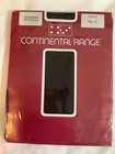 Vintage Continental Range Garter Stockings Black Shimmer Stretchy 10 1 2 - 11