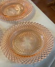 6 Vintage Pink Depression Anchor Hocking Miss America Glass Oval Dishes