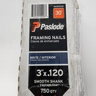 Paslode Framing Nails 3  X  120  Brite Interior 30   Smooth Shank  750 Pack 