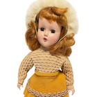 Vintage 1950s Arranbee R b Hard Plastic Nanette Nannette Doll Roller Skates 14 