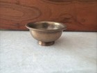 Antique Mongolian Tibetan  Buddhist  Copper  Offering Bowl