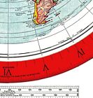 Flat Earth Map - 1892 Gleason s New Standard Map Of The World 18  X 24  Or 24x32