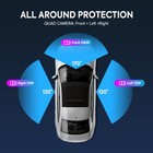 1080p Dash Cam Front And Inside Triple Dash Cam Video Recorder Ir Night Vision