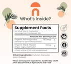 Nutririse Organic Ashwagandha Root Capsules With Black Pepper  1300mg  Natural S