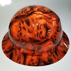Hard Hat Custom Hydro Dipped Full Brim Hear No see No Evil Skulls Osha 